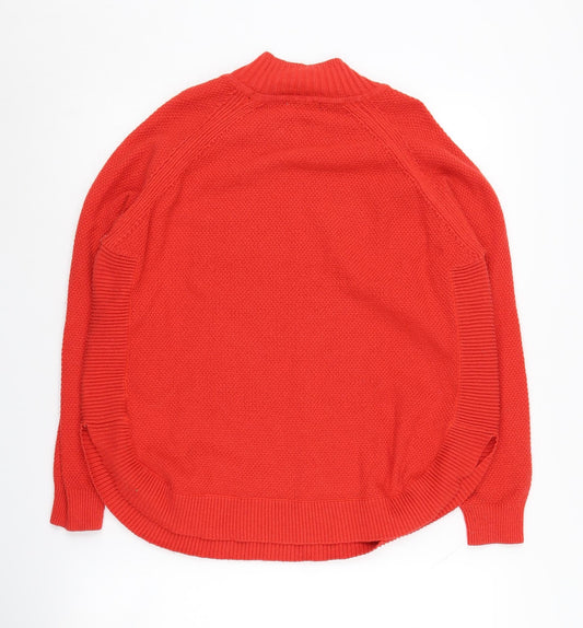 Womens UK Size 10 Warehouse Red Pullover Jumper