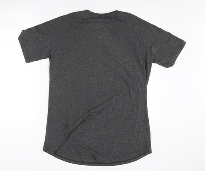 Gold Touch Men's Grey 90s XL Graphic T-Shirt