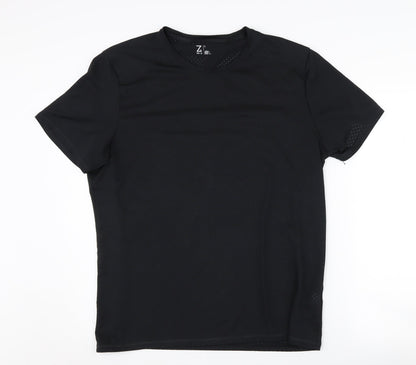 Zella Unisex Black T-Shirt L - Athletic Fit