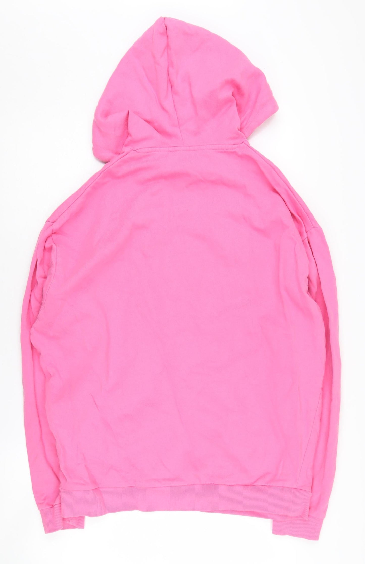 Womens UK Size M ASOS DESIGN Pink Pullover Hoodie