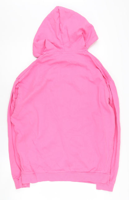 Womens UK Size M ASOS DESIGN Pink Pullover Hoodie