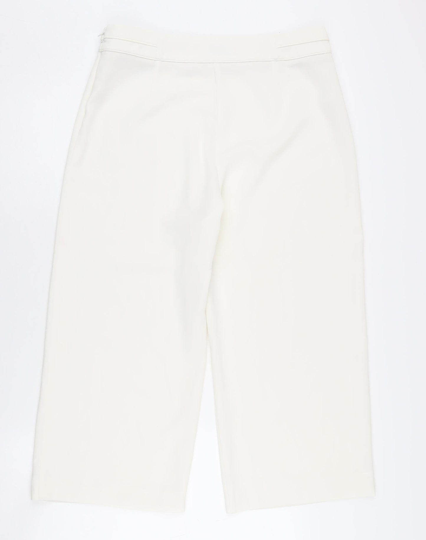 Womens UK Size 12 Wallis   White Trousers