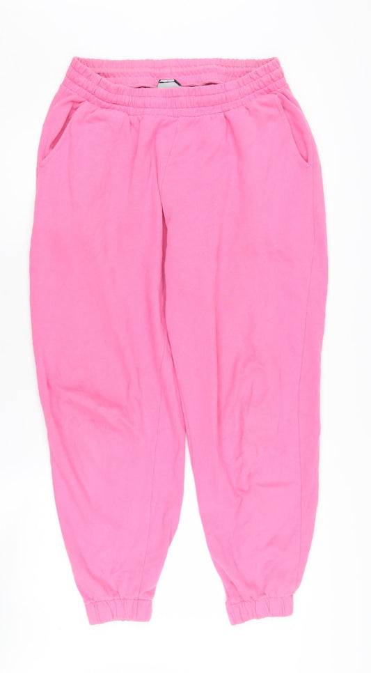 ASOS Women's Pink Jogger Trousers Size S