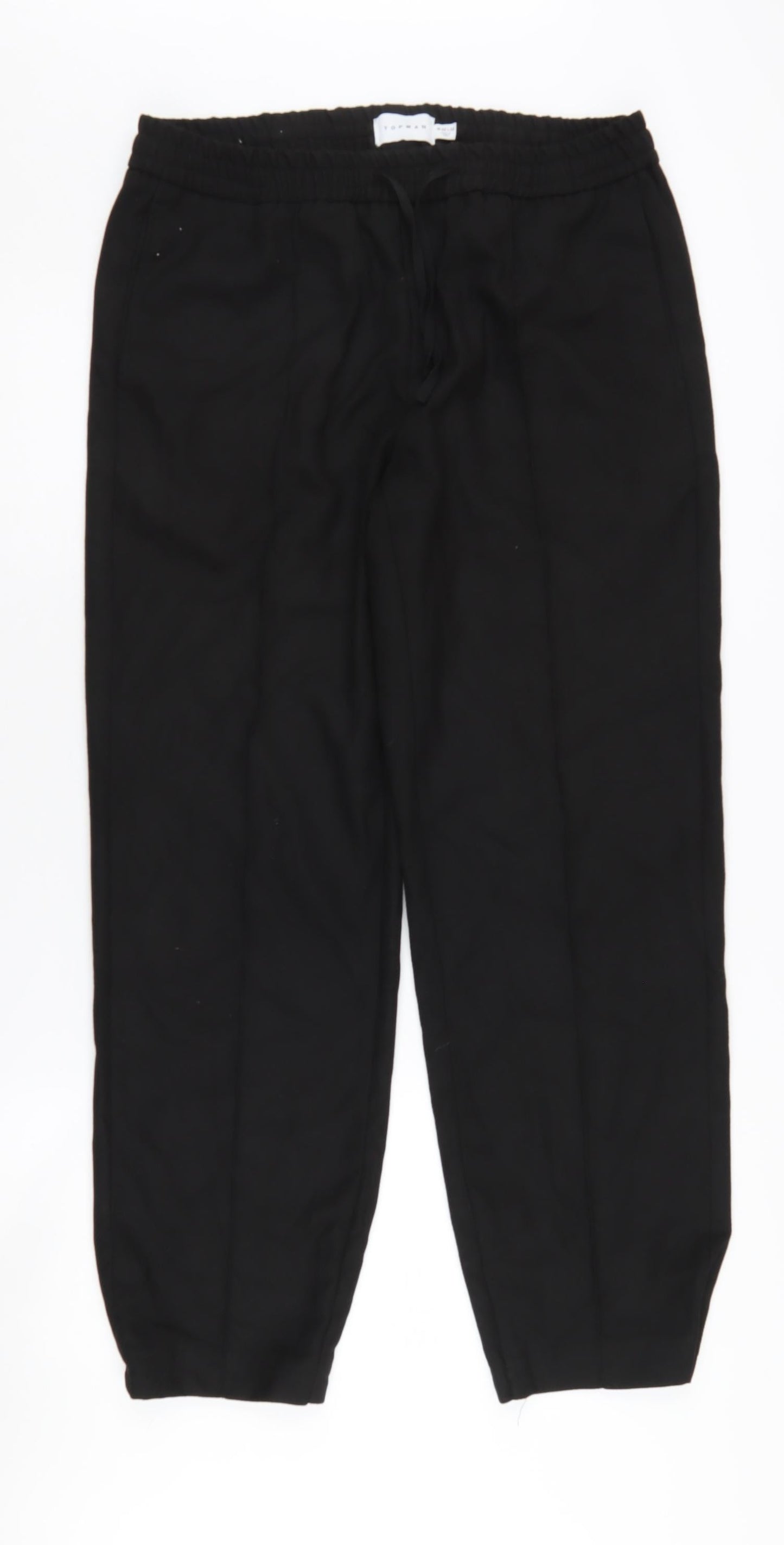 Topman Men's Black Jogger Trousers Size 32