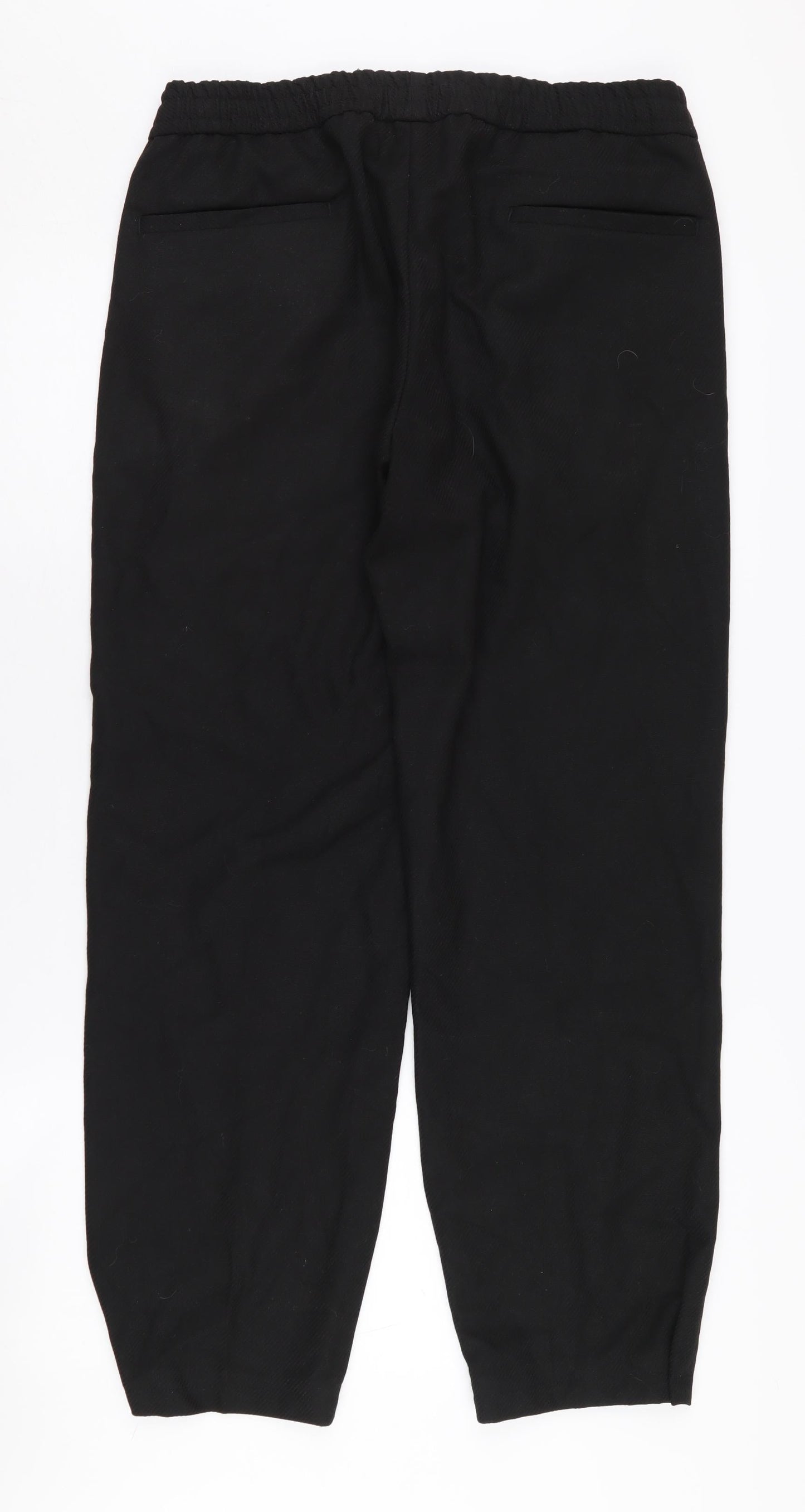 Topman Men's Black Jogger Trousers Size 32