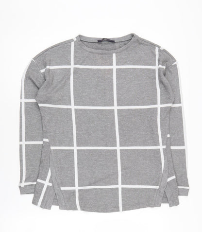 Womens UK Size 10 Marks and Spencer Grey Pullover Jumper