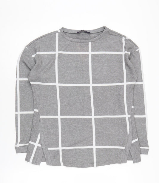Womens UK Size 10 Marks and Spencer Grey Pullover Jumper