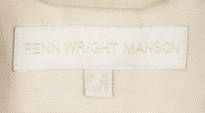 Fenn Wright Manson Women's Beige Blazer UK 10