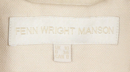 Fenn Wright Manson Women's Beige Blazer UK 10