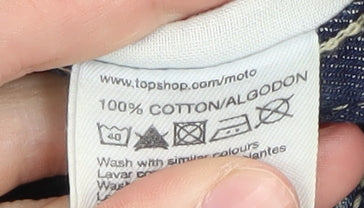 Topshop Women's Blue Straight Jeans Size 32