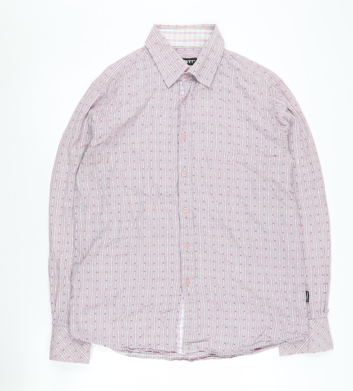 Hamnett Men's XL Multicoloured Striped Shirt