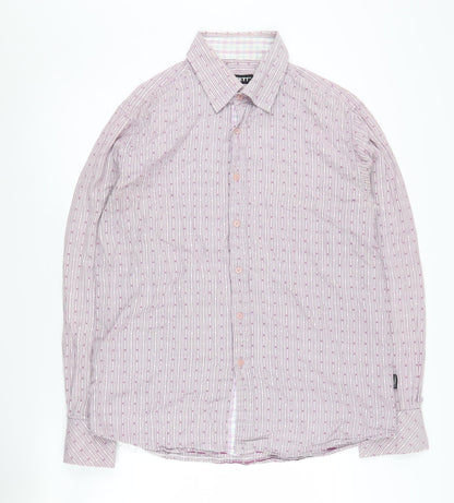 Hamnett Men's XL Multicoloured Striped Shirt
