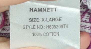 Hamnett Men's XL Multicoloured Striped Shirt