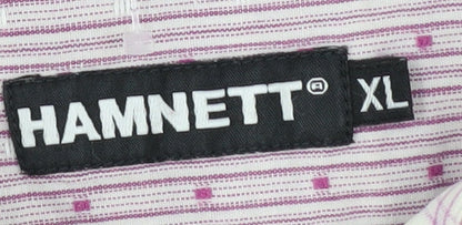 Hamnett Men's XL Multicoloured Striped Shirt