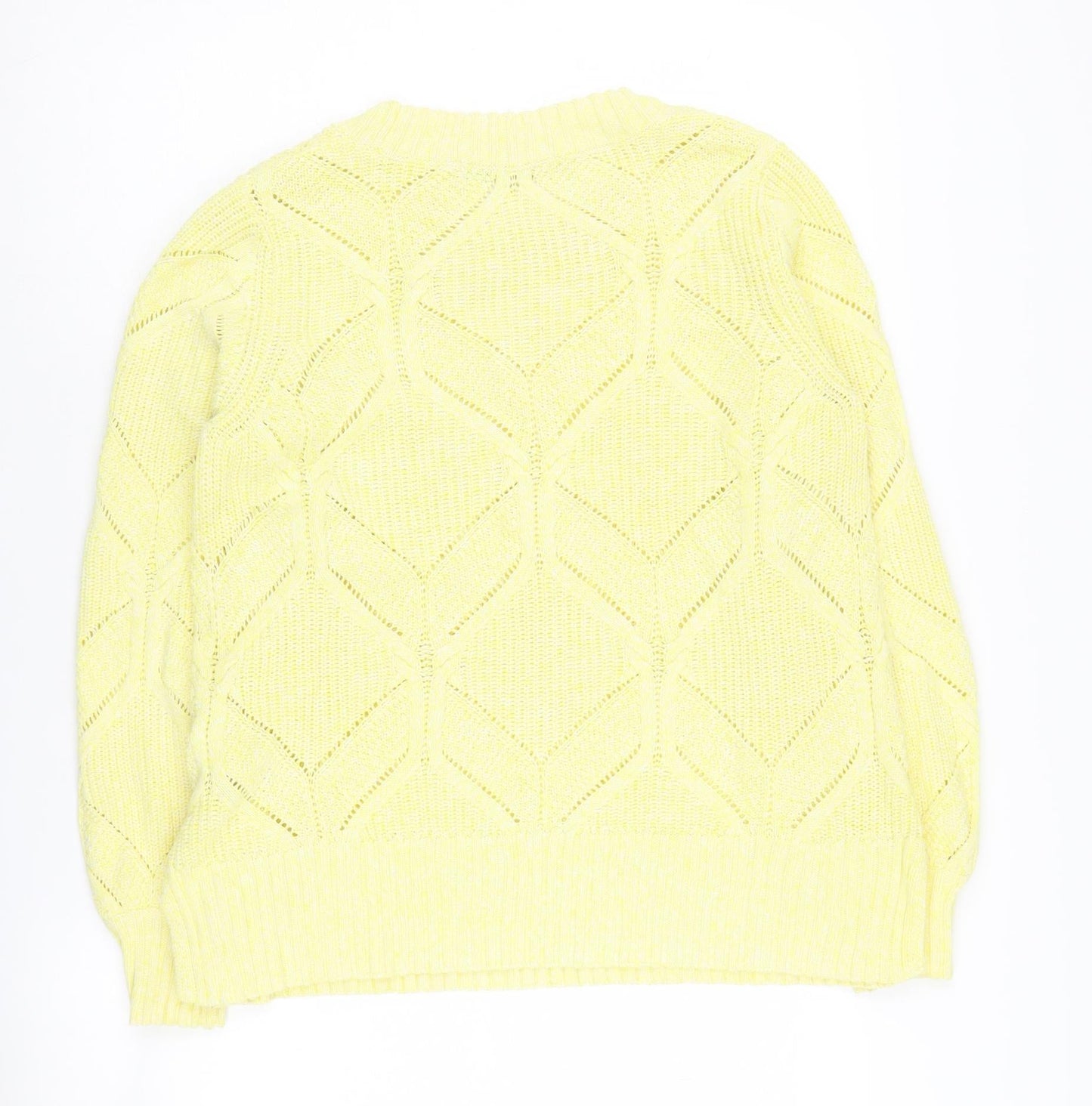 Womens UK Size 12 NEXT Yellow Pullover Jumper