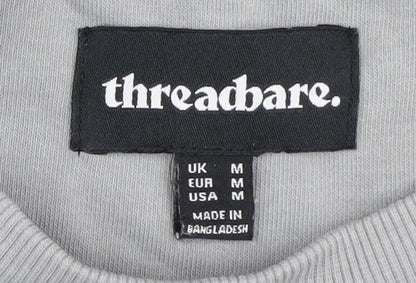 Threadbare Men's Grey Pullover Sweatshirt M