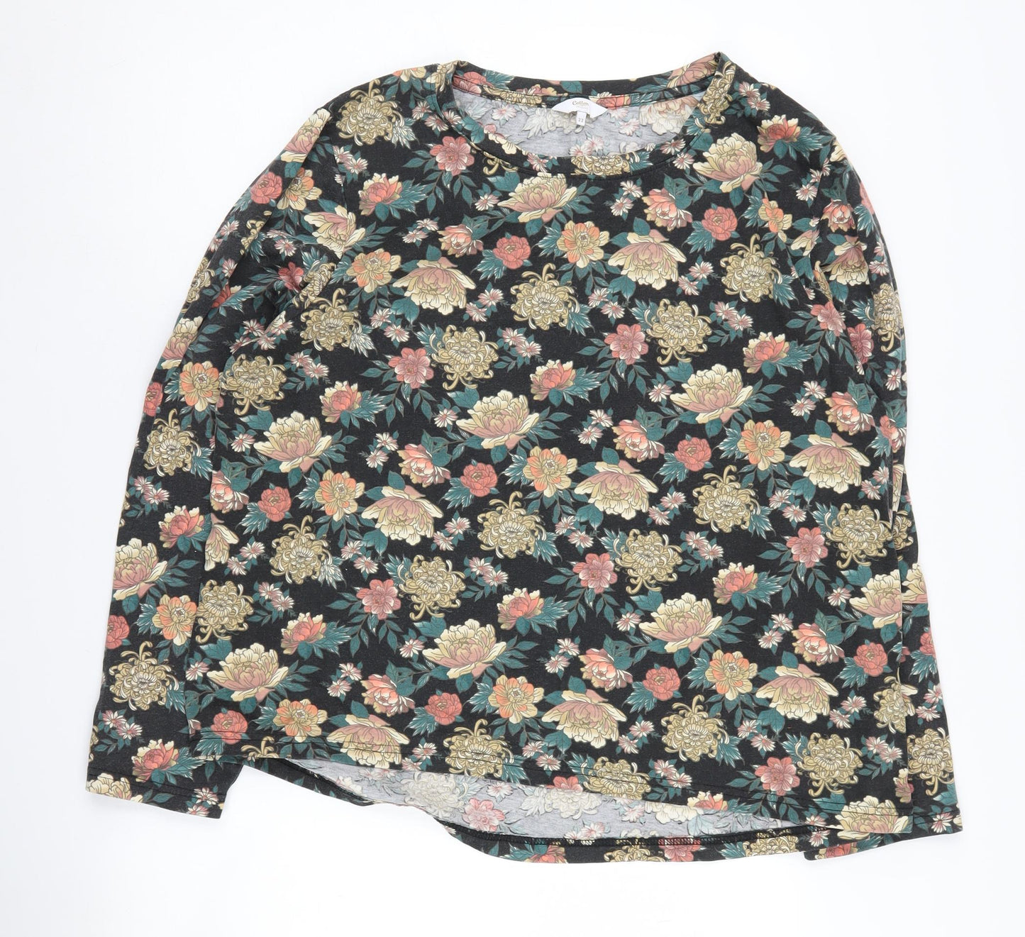 Cotton Traders Women's Multicoloured Floral Top