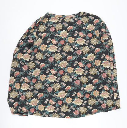 Cotton Traders Women's Multicoloured Floral Top