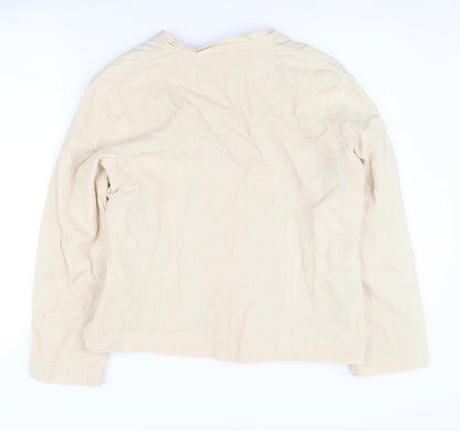 N.Y. Apparel Beige Linen Blazer Women's XL