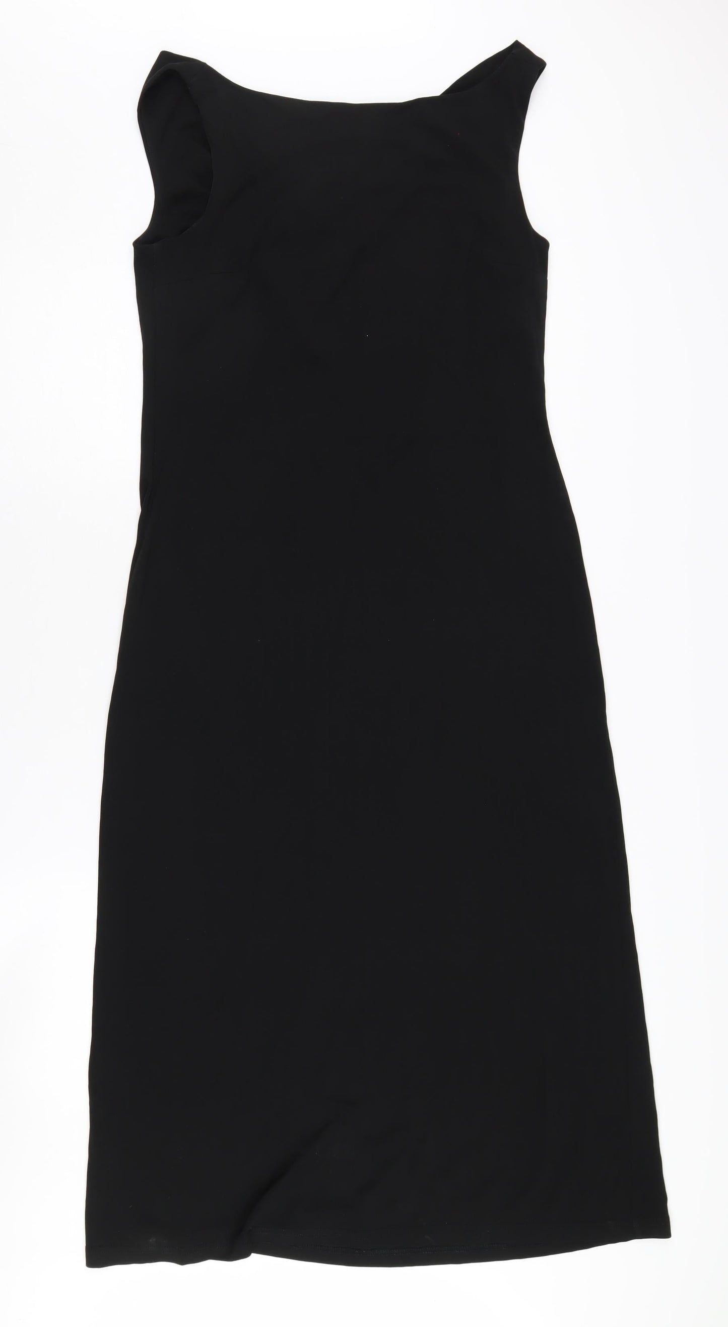 Dorothy Perkins Women's Black Cowl Neck Sheath Dress, Size 12