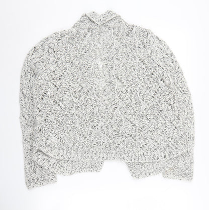 Womens UK Size 14 Marks and Spencer Grey Cardigan Jumper