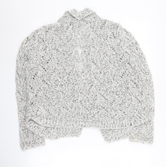 Womens UK Size 14 Marks and Spencer Grey Cardigan Jumper
