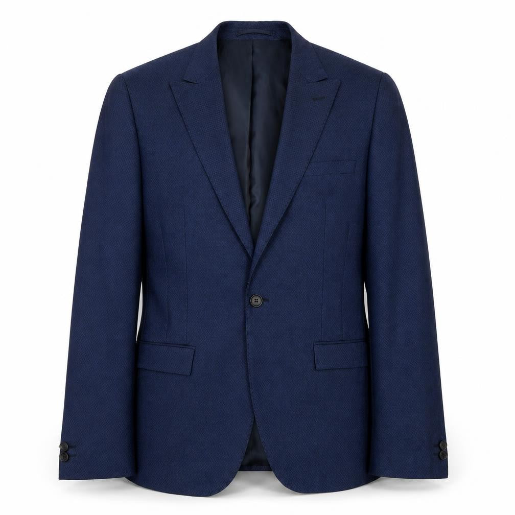 Mens UK Size 40 Moss London Regular Blue Suit Jacket