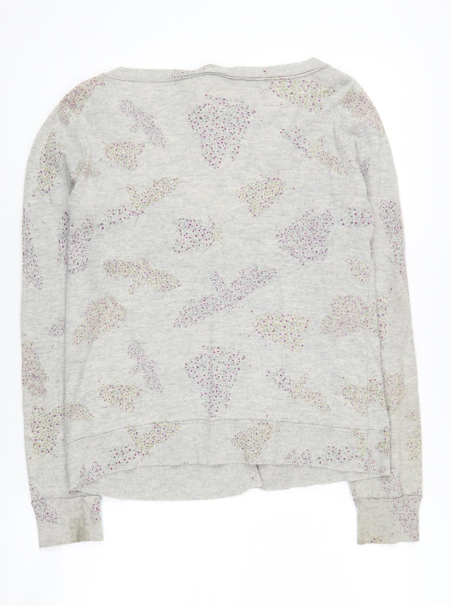 Womens UK Size 10 White Stuff Grey Cardigan Jumper