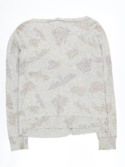 Womens UK Size 10 White Stuff Grey Cardigan Jumper