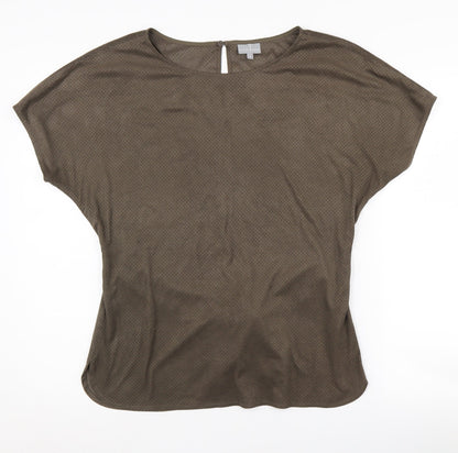 Womens UK Size 8 Oliver Bonas Brown  Blouse