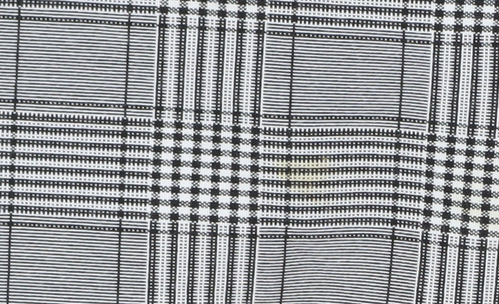 H&M Men's Grey Check Trousers - Size L, Casual Wear