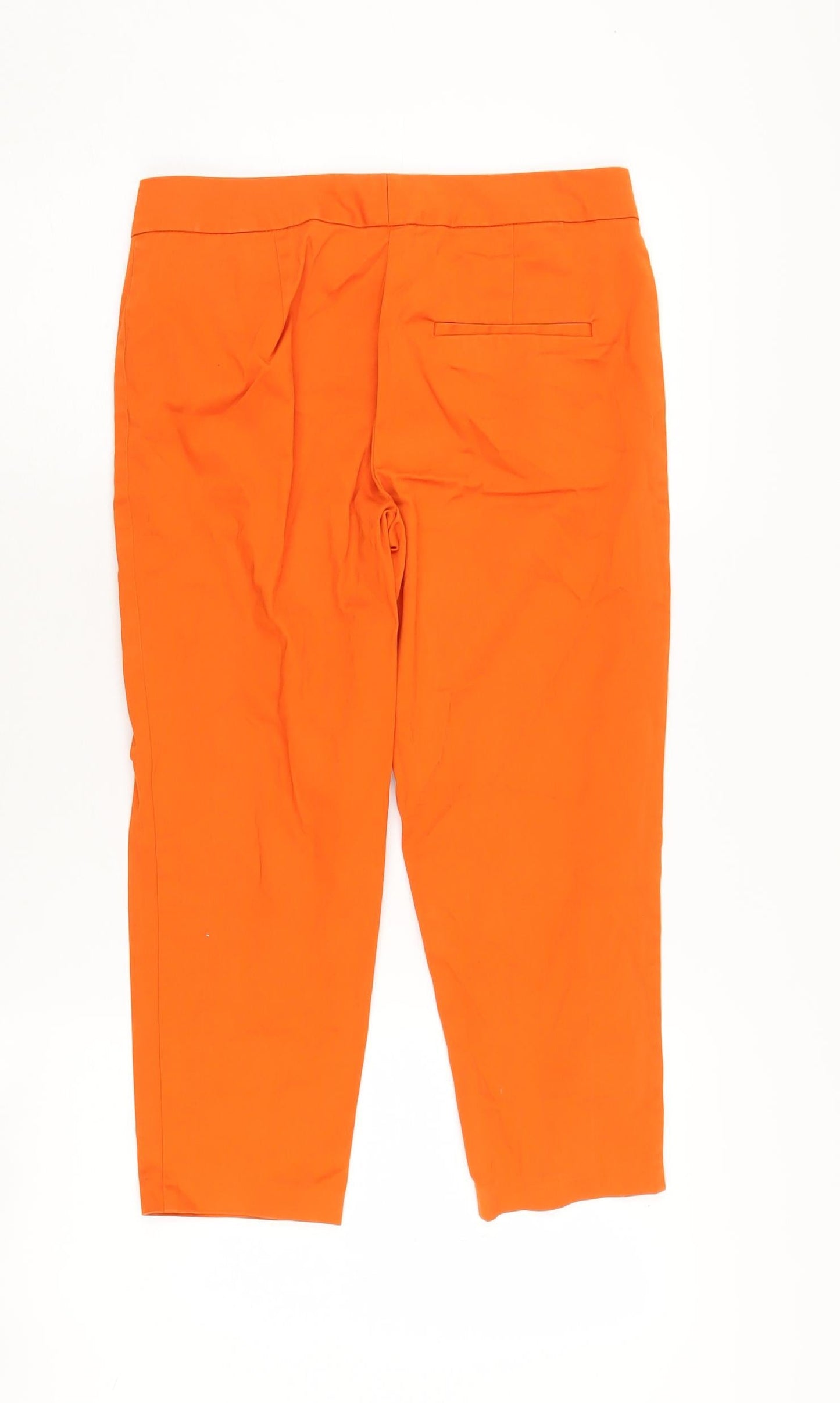 Womens UK Size 6 Marks and Spencer Regular Fit  Orange Trousers