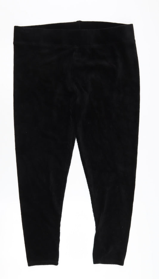 Womens UK Size 18 Marks and Spencer   Black Trousers