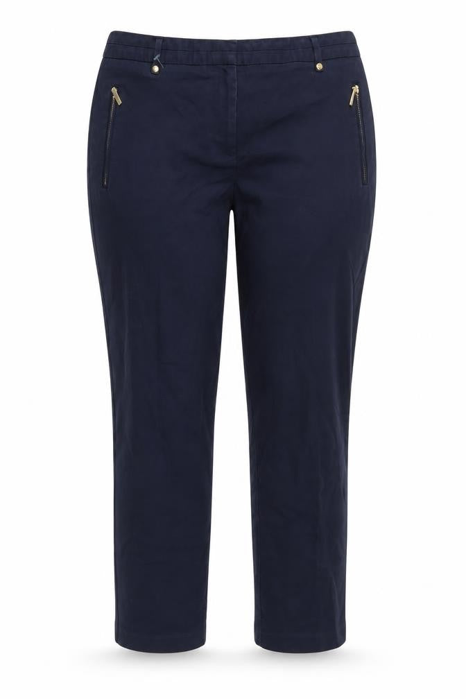 Womens UK Size 14 Marks and Spencer Regular Fit  Blue Trousers