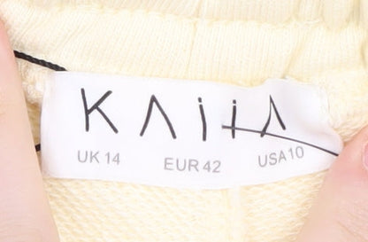 KΛΊΛΛ Ivory Jogger Trousers for Women - Size 14
