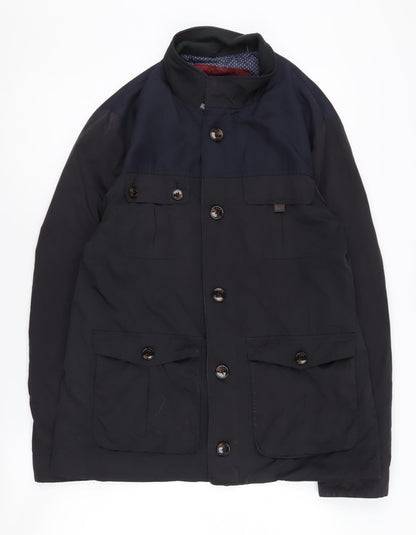 Mens UK Size L Ted Baker Black Military Jacket