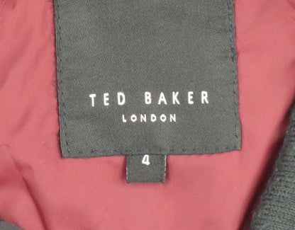Mens UK Size L Ted Baker Black Military Jacket