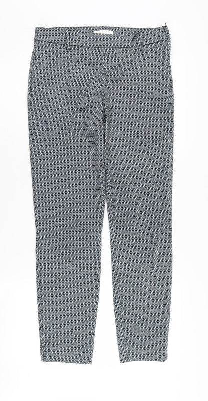 Womens UK Size 10 H&M  Cropped Blue Trousers