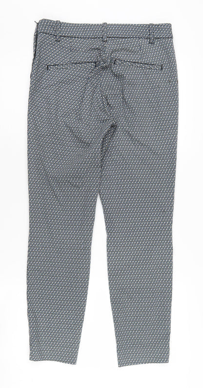 Womens UK Size 10 H&M  Cropped Blue Trousers