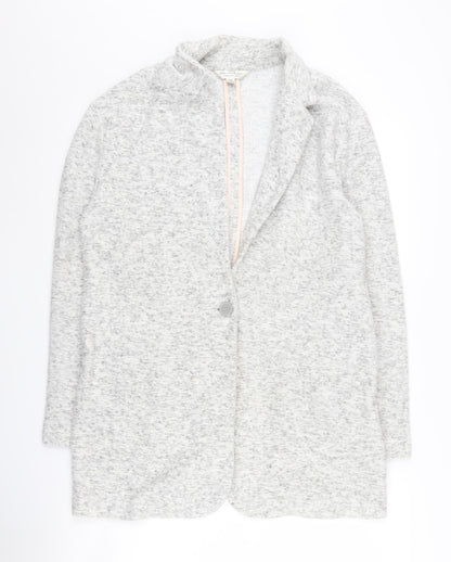 Miss Selfridge Women's Grey Knit Blazer Size 12