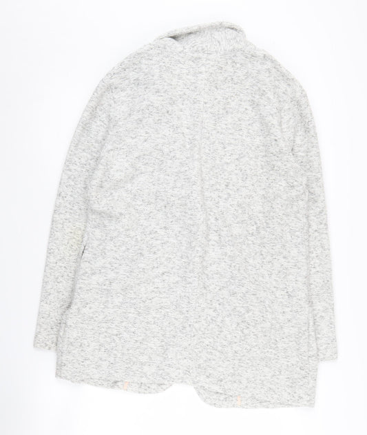 Miss Selfridge Women's Grey Knit Blazer Size 12