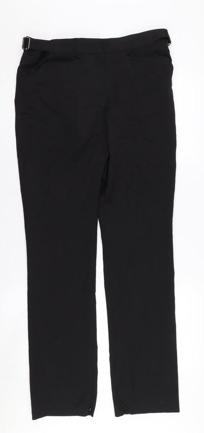 COS Women's Black Wool Trousers, Size 10, Smart Business Style