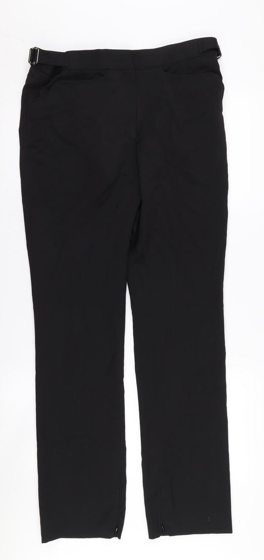 COS Women's Black Wool Trousers, Size 10, Smart Business Style