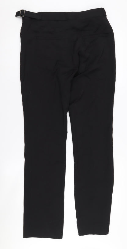 COS Women's Black Wool Trousers, Size 10, Smart Business Style