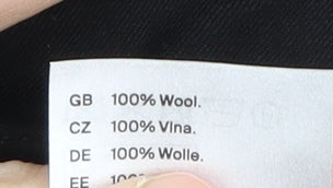 COS Women's Black Wool Trousers, Size 10, Smart Business Style