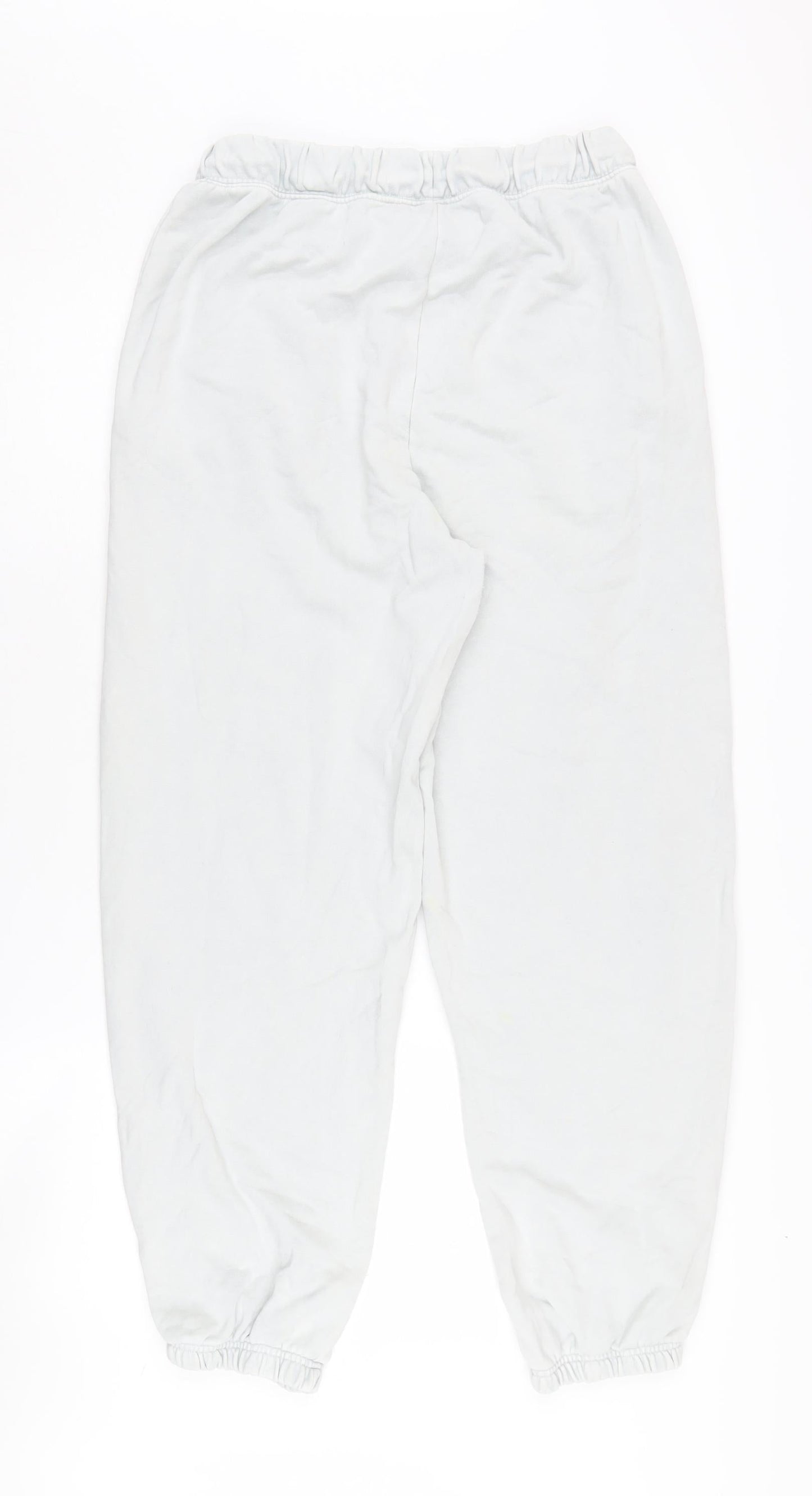 UCLA Women's White Jogger Trousers S Elastic Waist