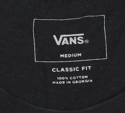Vans Men’s Medium Black White Colourblock T-Shirt