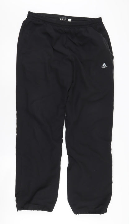 Adidas Men's Black Trousers Size M