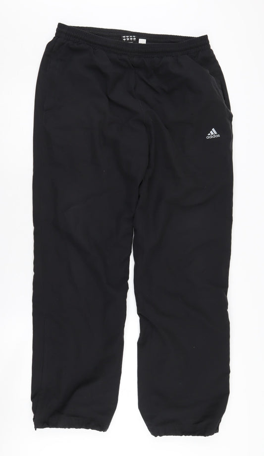 Adidas Men's Black Trousers Size M