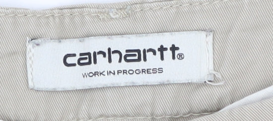 Mens UK Size 28 Carhartt  Ankle Beige Trousers